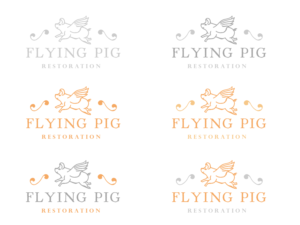 Logo Design by wonderland for Flying Pig Restorations | Design: #12730318