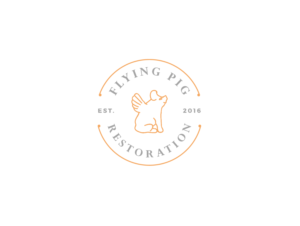 Logo Design by wonderland for Flying Pig Restorations | Design: #12795225