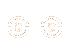 Logo Design by wonderland for Flying Pig Restorations | Design: #12844417