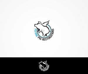 Logo Design by volebaba for Flying Pig Restorations | Design #12701358