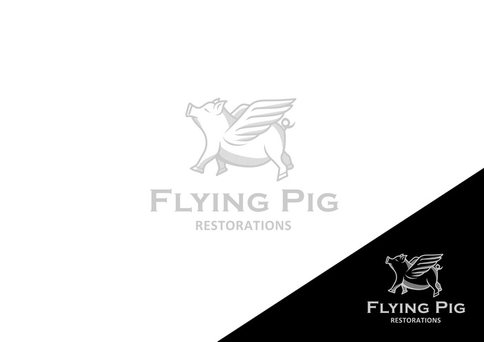 Logo Design by christianpoetoe for Flying Pig Restorations | Design #12692605