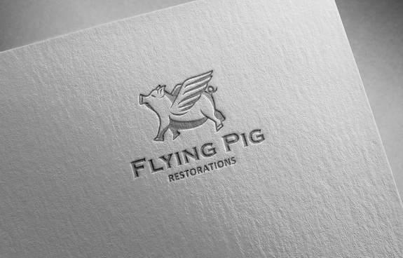 Diseño de Logo por christianpoetoe para Flying Pig Restorations | Diseño #12692606