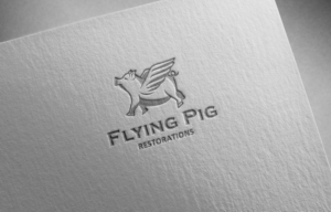 Logo Design by christianpoetoe for Flying Pig Restorations | Design: #12692606