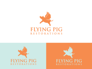 Logo Design by uzzaman for Flying Pig Restorations | Design: #12694493
