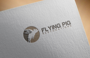 Logo Design by Mehedi Hasan ™ for Flying Pig Restorations | Design: #12689991
