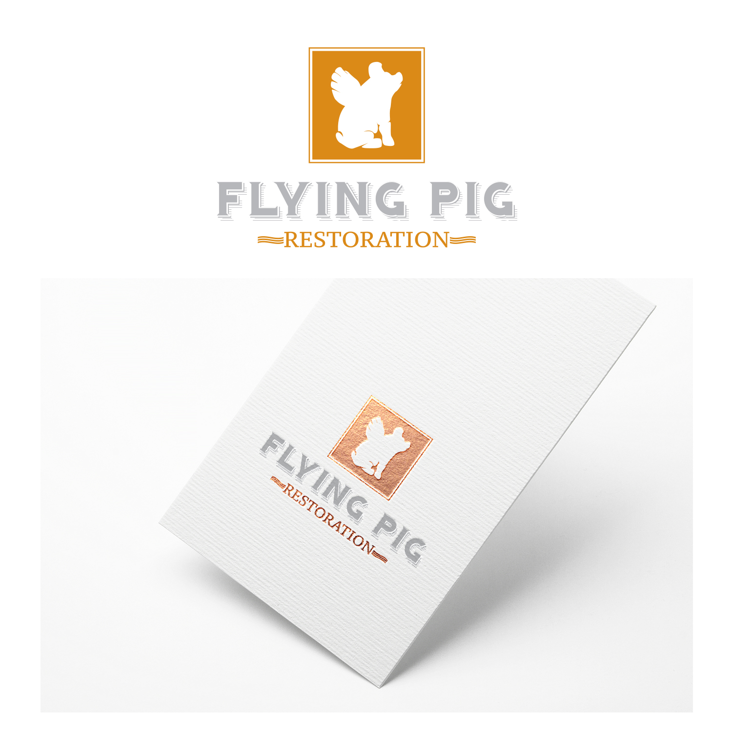 Logo Design by rls for Flying Pig Restorations | Design #12722143