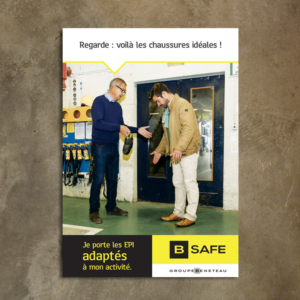 AFFICHE CAMPAGNE SECURITE B SAFE