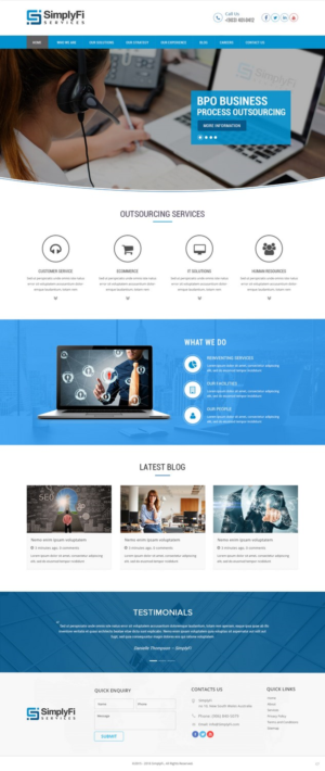 Web Design by pb for this project | Design: #12694819