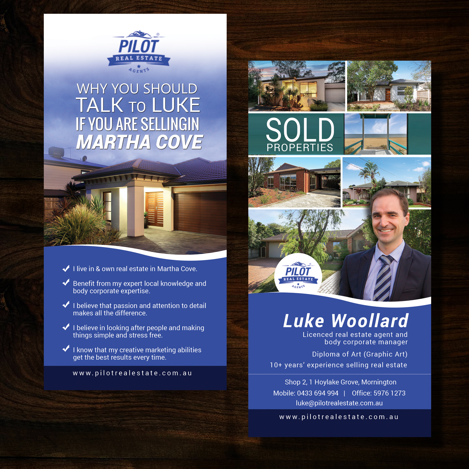 Modern, Personable, Real Estate Agent Flyer Design for PILOT real