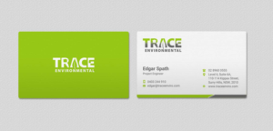 Business Card Design by INDIAN_Ashok for TRACE Environmental | Design: #12716565