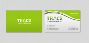 Business Card Design by INDIAN_Ashok for TRACE Environmental | Design: #12716570