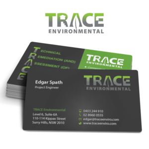 Business Card Design by adiazudin for TRACE Environmental | Design: #12697504
