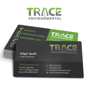 Business Card Design by adiazudin for TRACE Environmental | Design: #12697512