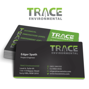 Diseño de Tarjeta de Presentación por adiazudin para TRACE Environmental | Diseño #12697770
