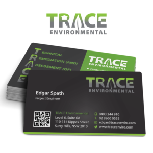 Business Card Design by adiazudin for TRACE Environmental | Design: #12697774