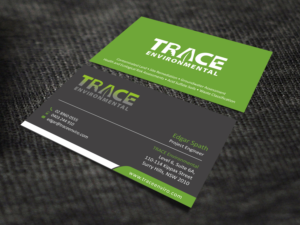 Business Card Design by SKYdesign for TRACE Environmental | Design: #12707559