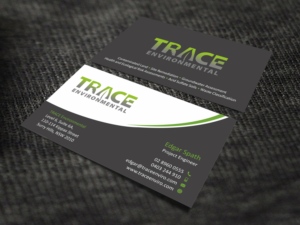 Business Card Design by SKYdesign for TRACE Environmental | Design: #12707561