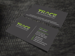 Business Card Design by SKYdesign for TRACE Environmental | Design: #12707565