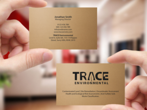 Business Card Design by Creations Box 2015 for TRACE Environmental | Design: #12707107