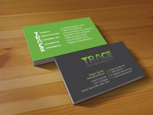 Business Card Design by Creations Box 2015 for TRACE Environmental | Design: #12712594