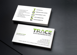 Visitenkarten-Design von Creations Box 2015 für TRACE Environmental | Design: #12712599