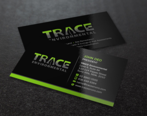Diseño de Tarjeta de Presentación por Brand aid para TRACE Environmental | Diseño #12703710