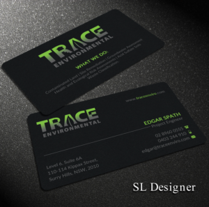 Visitenkarten-Design von SL Designer für TRACE Environmental | Design: #12697632