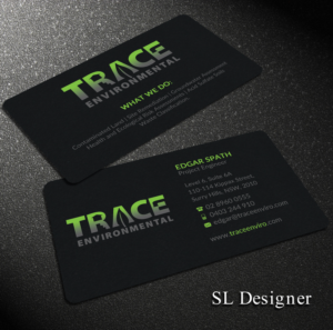 Visitenkarten-Design von SL Designer für TRACE Environmental | Design: #12697633