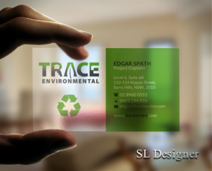 Business Card Design by SL Designer for TRACE Environmental | Design: #12722350