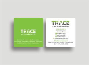 Business Card Design by Designs 2019 for TRACE Environmental | Design: #12726477