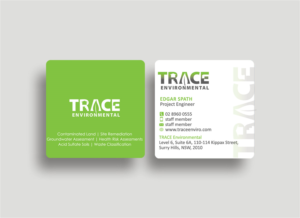 Business Card Design by Designs 2019 for TRACE Environmental | Design: #12726633