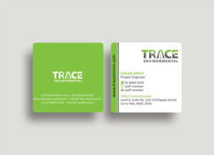 Business Card Design by Designs 2019 for TRACE Environmental | Design: #12736667