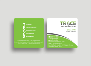 Business Card Design by Designs 2019 for TRACE Environmental | Design: #12758322