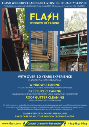 Signage Design by Maestral for Flash Window Cleaning | Design: #12691684