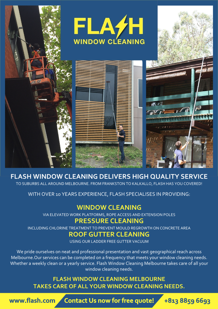 Signage Design by Maestral for Flash Window Cleaning | Design #12691688