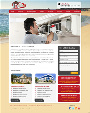 Web Design by pb for this project | Design: #2433642