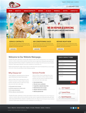 Web Design by pb for this project | Design: #2433659