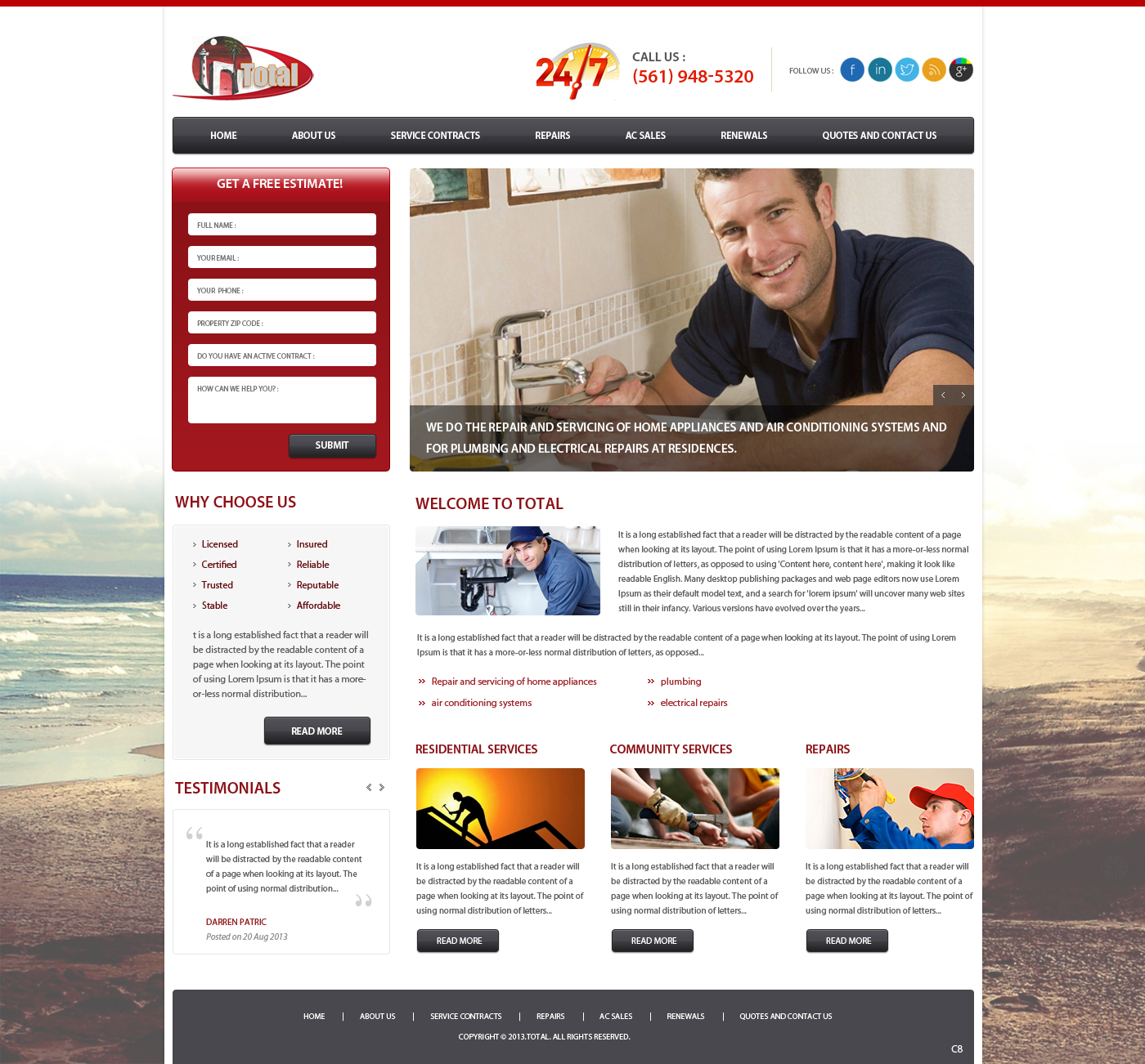 Web Design by pb for this project | Design: #2435364