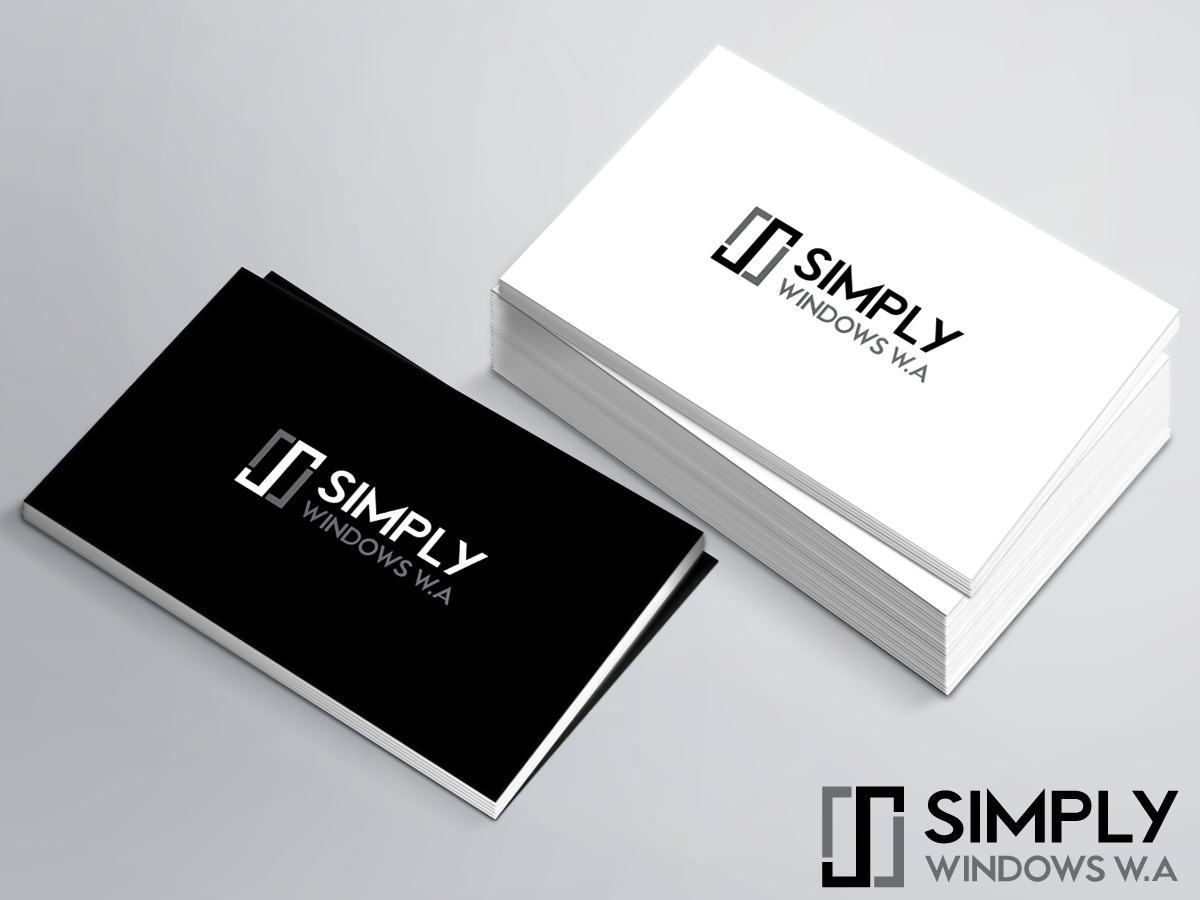 Logo Design by GBDESIGN for Simply Windows W.A | Design: #12699450