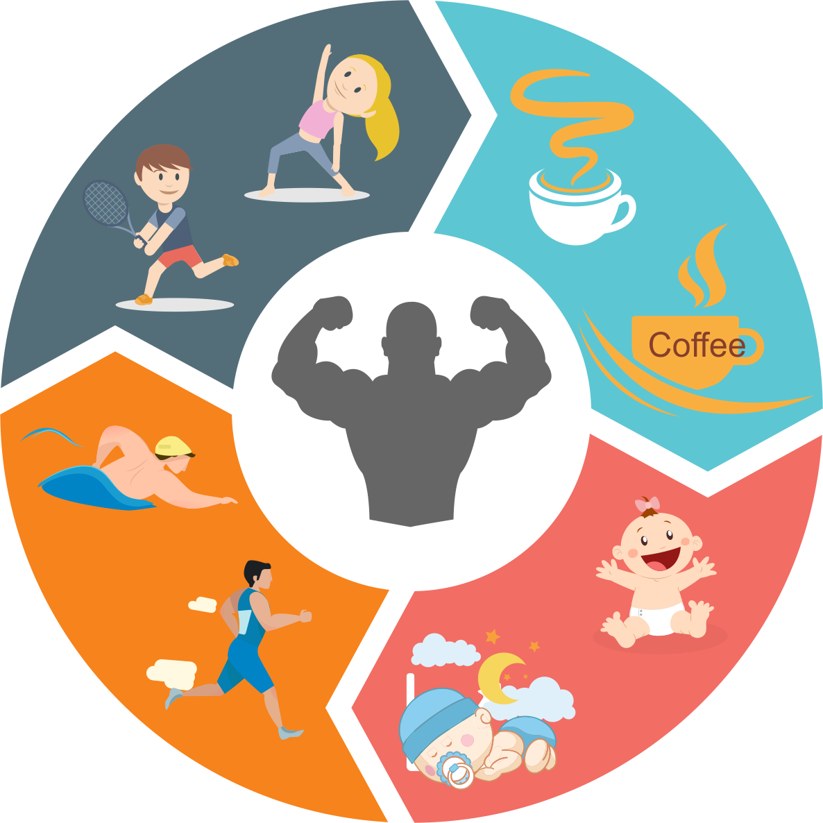 Diseño de Logo por Kaushik Vapiwala para Input Fitness Health Club | Diseño #12708813