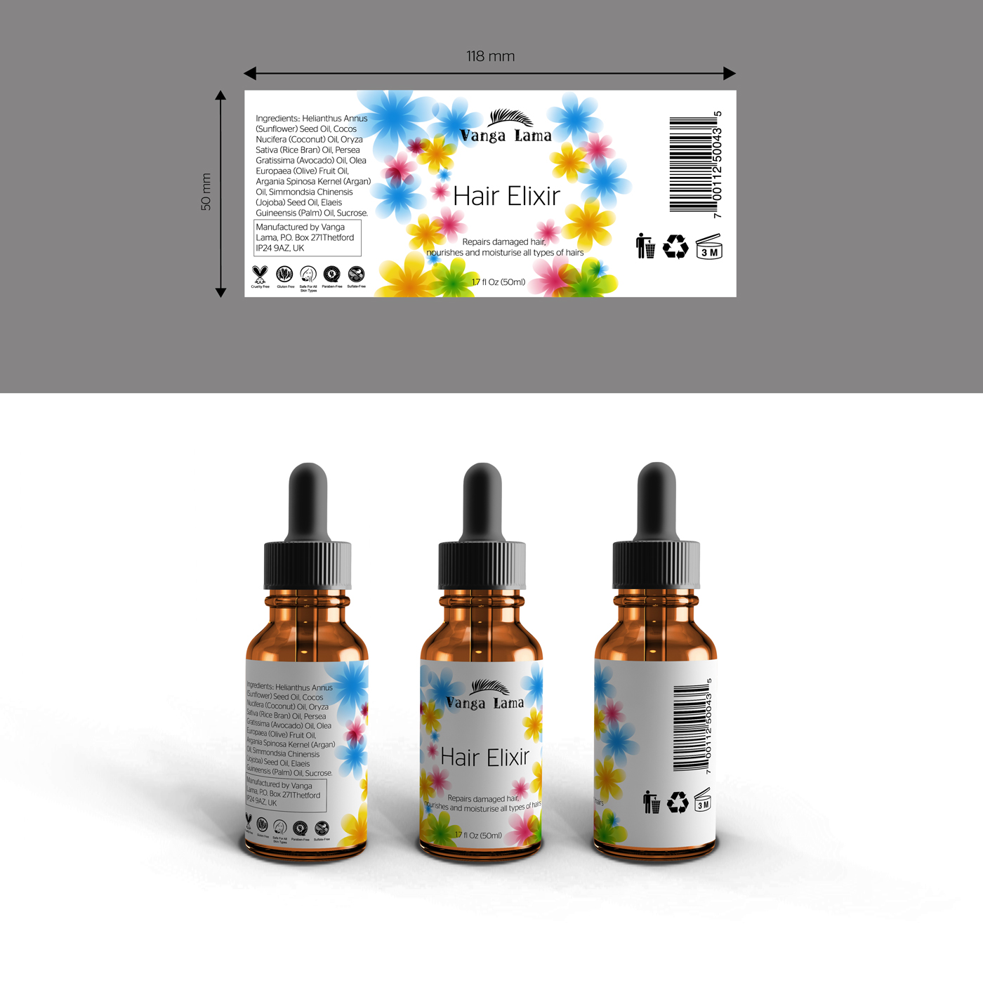 Diseño de Etiqueta por Shark1 para Vanga Lama Ltd | Diseño #12768259