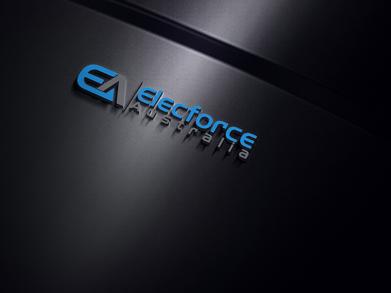 masculine-modern-electrician-logo-design-for-elecforce-australia-by