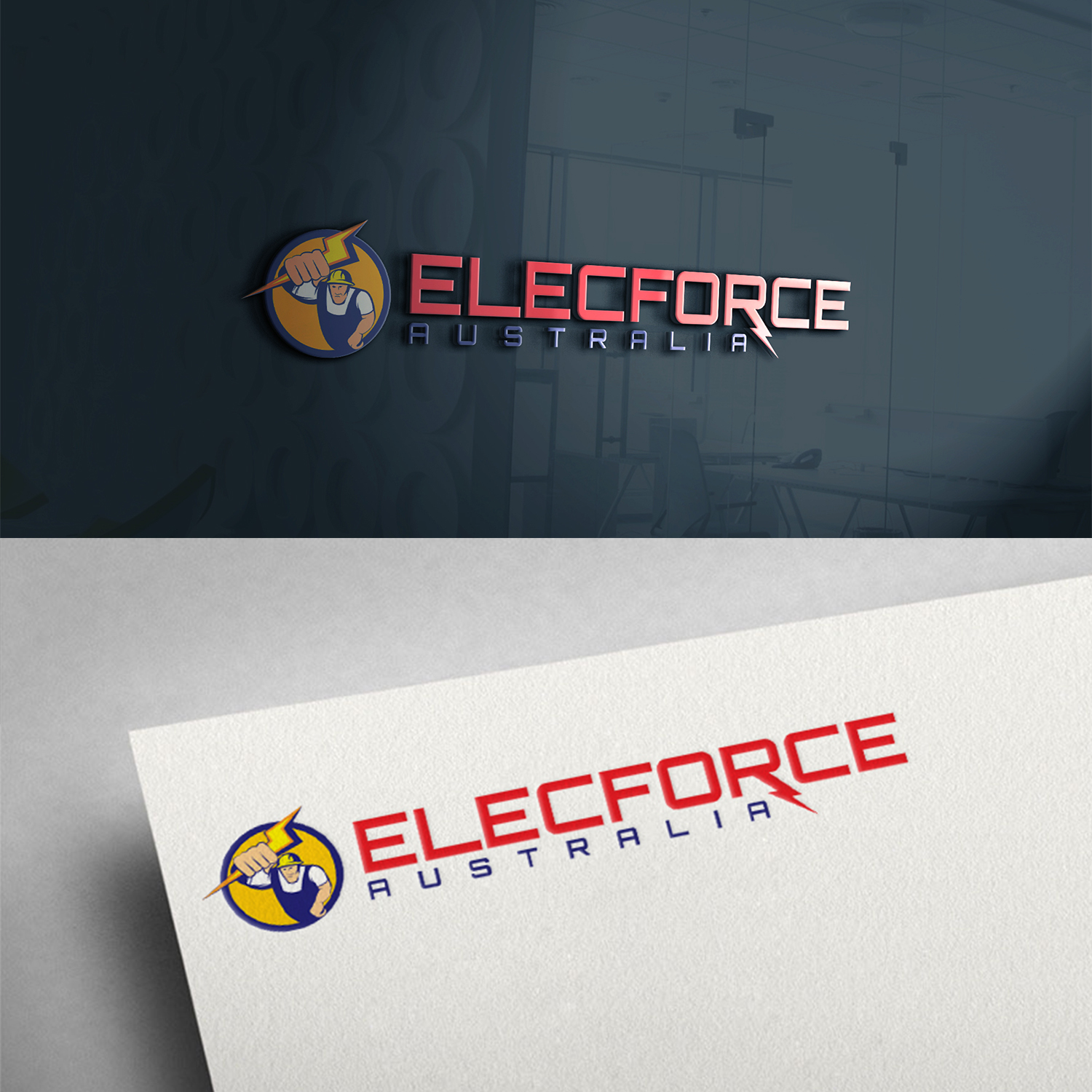 Logo Design by jinesh for PJ Caulfield Electrical Pty Ltd | Design #12745971