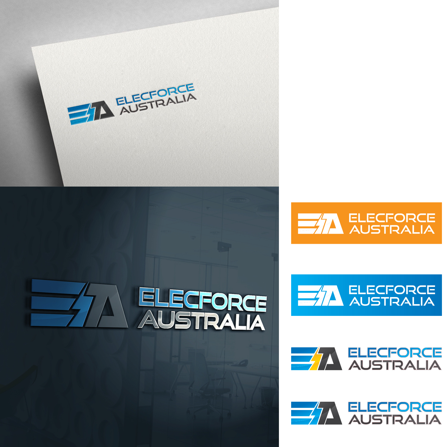 Logo Design by jinesh for PJ Caulfield Electrical Pty Ltd | Design #12745972