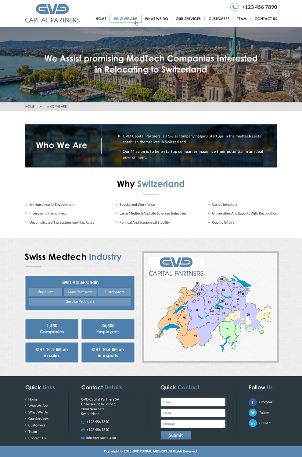 Web Design by Sbss for GVD Capital Partners SA | Design #13093759