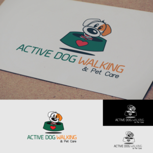 Logo Design by oshanlakmal for Active Dog Walking | Design: #12766478