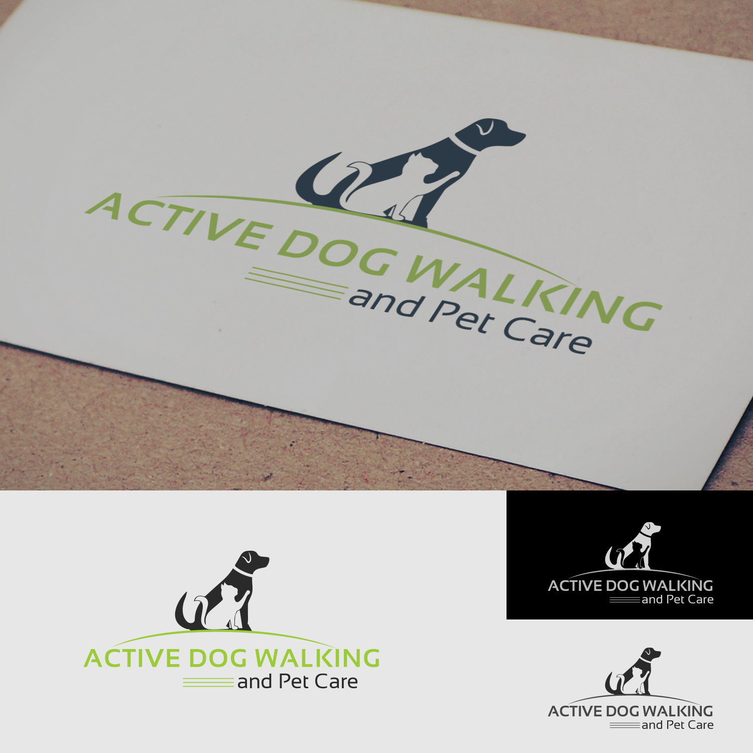 Logo Design by oshanlakmal for Active Dog Walking | Design #12778317