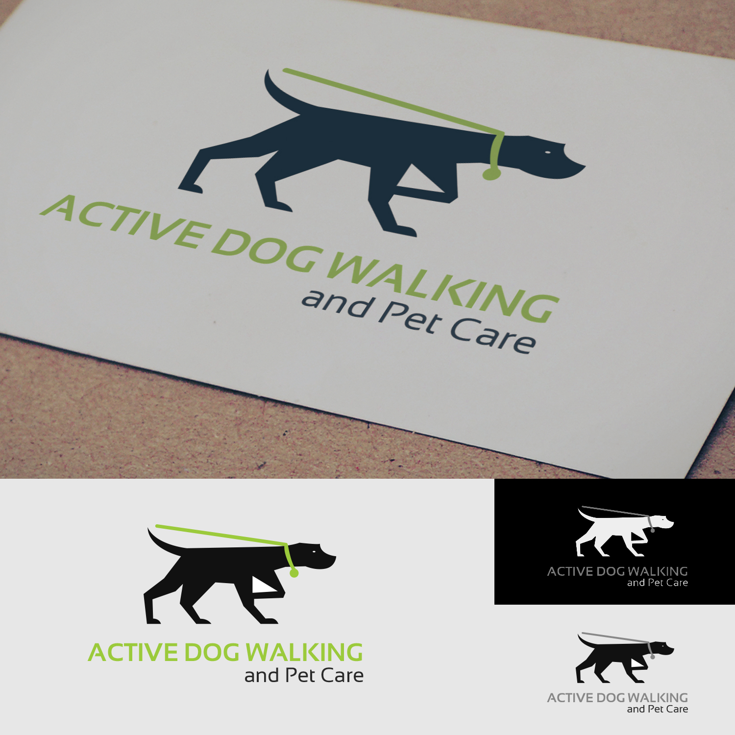 Logo Design by oshanlakmal for Active Dog Walking | Design #12778520
