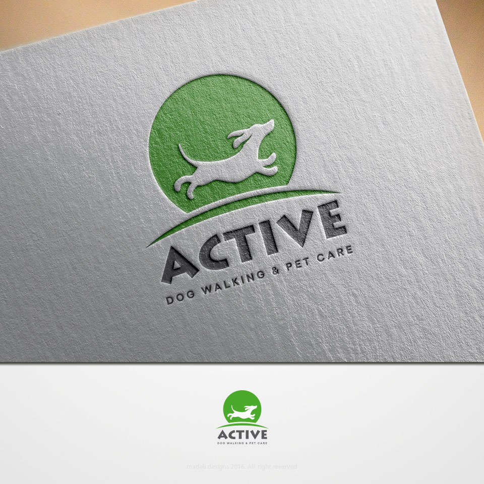 Diseño de Logo por madeli para Active Dog Walking | Diseño #12719678