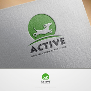 Logo Design by madeli for Active Dog Walking | Design: #12719678